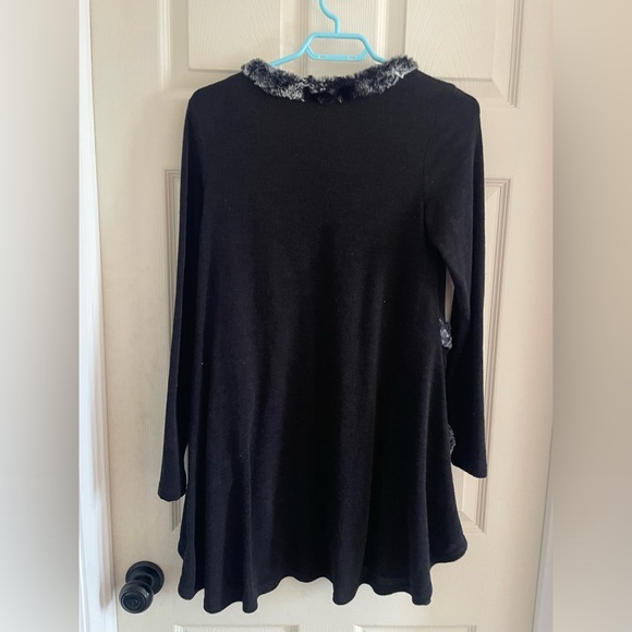 Joseph Ribkoff black tunic sweater top - Picture 2 of 2